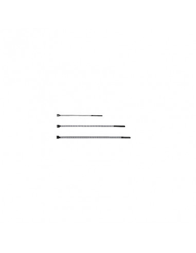 100 Colliers Colring incolores à dentures intérieures avec identifications largeur 4,6mm et longueur à plat 180mm LEGRAND 032063