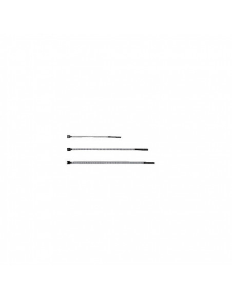 100 Colliers Colring incolores à dentures intérieures avec identifications largeur 4,6mm et longueur à plat 180mm LEGRAND 032063