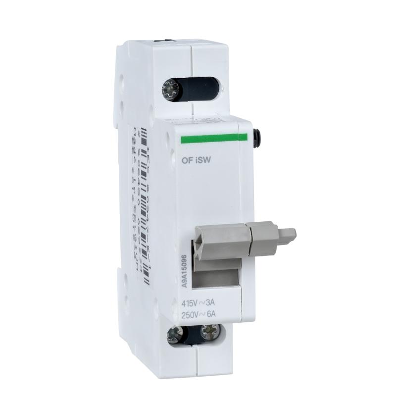 Acti9 iSW contact auixiliaire OF pour interrupteur iSW 3A 415VCA 6A 250VCA SCHNEIDER A9A15096