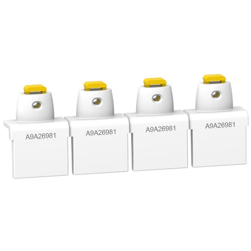 Acti9 cache-vis pour iC60 iID 4P lot de 20 SCHNEIDER A9A26981