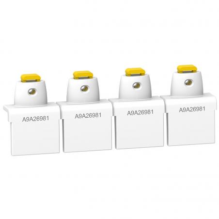 Acti9 cache-vis pour iC60 iID 4P lot de 20 SCHNEIDER A9A26981