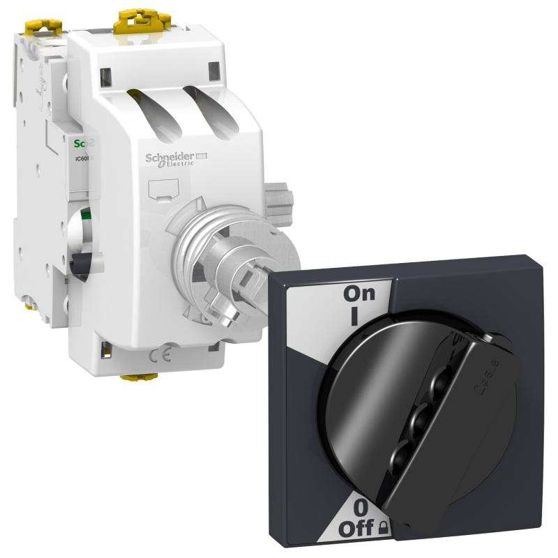 Acti9 commande rotative noire pour iC60 et iID SCHNEIDER A9A27005