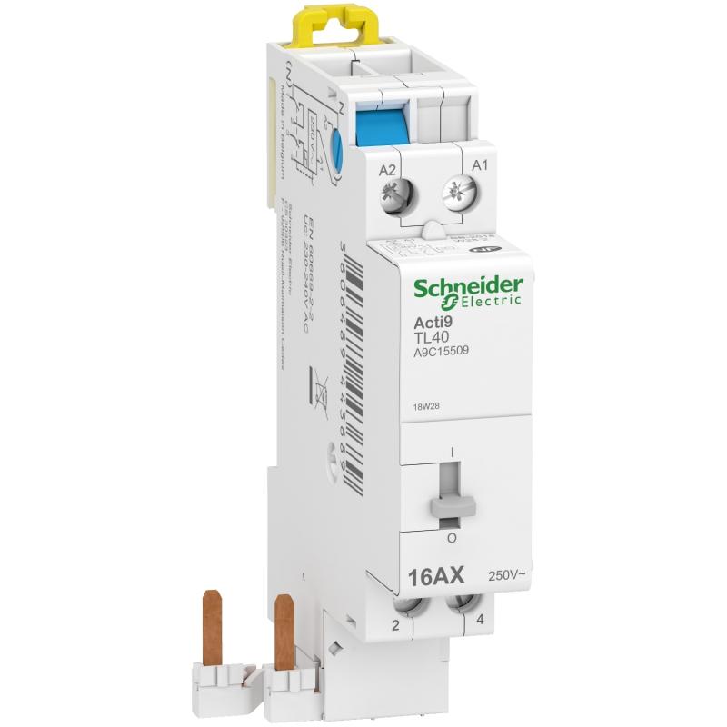 Télérupteur Acti9 iDT40 TL à raccordement rapide 16A 2 Pôles 230V SCHNEIDER A9C15509