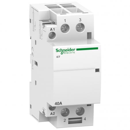 Contacteur Acti9 iCT 40A 2NO 240VCA 50Hz SCHNEIDER A9C20842