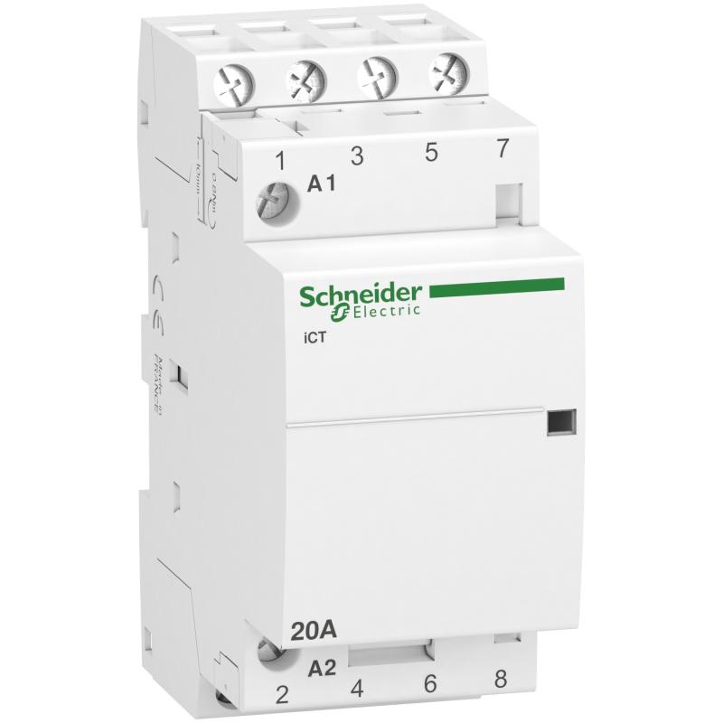 Acti9 iCT contacteur 20A 4NO 220...240VCA 50Hz SCHNEIDER A9C22824