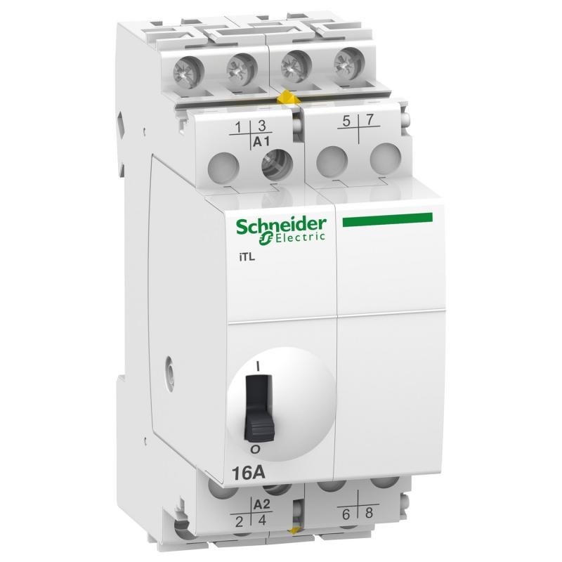 Acti9 iTL télérupteur 16A 4NO 230...240VCA 110VCC 50-60Hz SCHNEIDER A9C30814