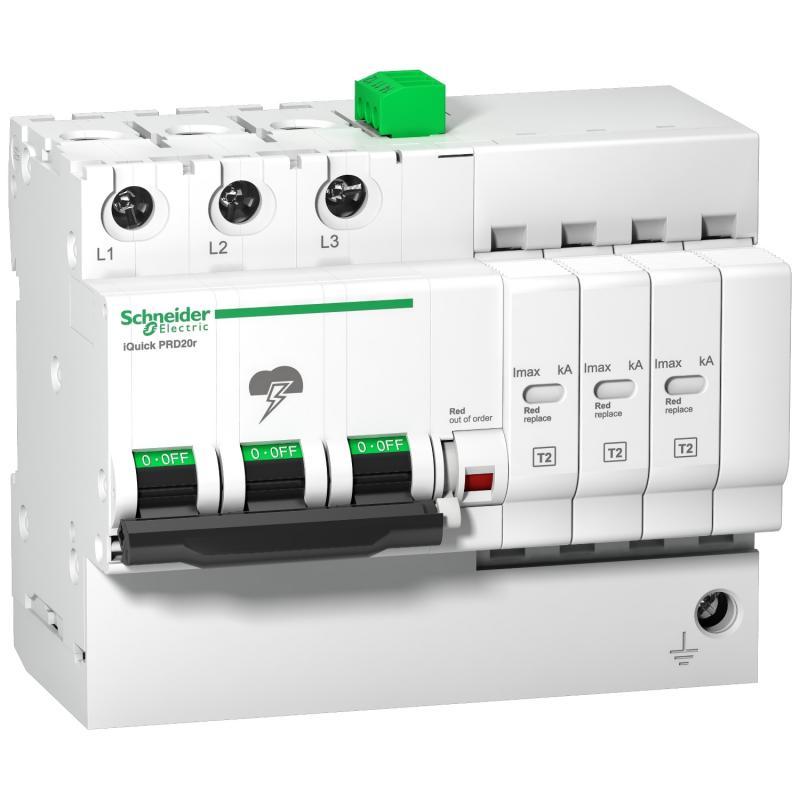 Acti9 iQuick PRD40r parafoudre 3P avec report signalisation SCHNEIDER A9L16293