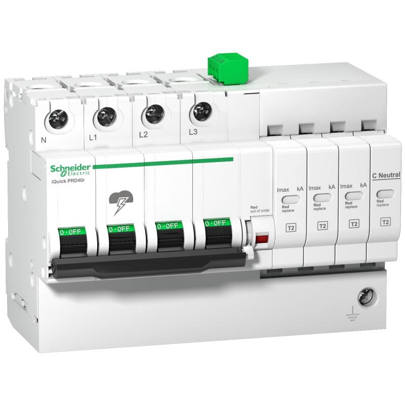 Parafoudre Acti9 iQuick PRD40r 3P+N avec report signalisation SCHNEIDER A9L16294