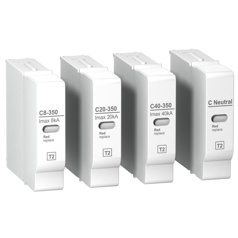 Cartouche pour pararfoudre C neutral-350 1,5kV SCHNEIDER A9L16313