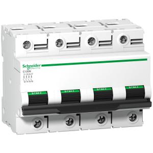 Disjoncteur C120N 4P 100 A courbe C 10 kA SCHNEIDER A9N18375 2