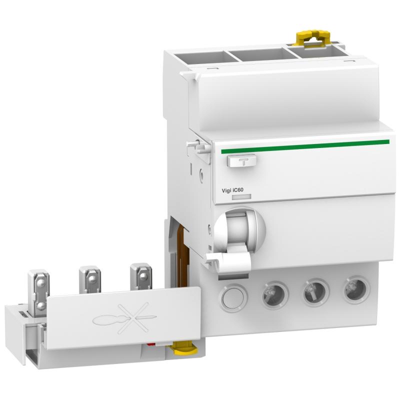 Acti9 vigi iC60 bloc différentiel 3P 40A 30mA type AC 400-415V SCHNEIDER A9Q11340