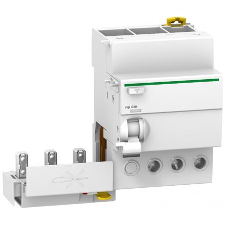 Acti9 vigi iC60 bloc différentiel 3P 40A 30mA type AC 400-415V SCHNEIDER A9Q11340