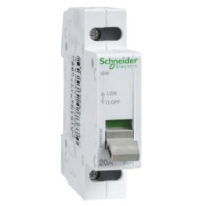 Interrupteur Acti9 iSW de commande 2 Pôles 20A 415VCA SCHNEIDER A9S60220