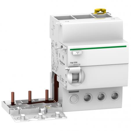 Acti9 vigi iC60 bloc différentiel 3P 63A 30mA type Asi 400-415V SCHNEIDER A9V31363
