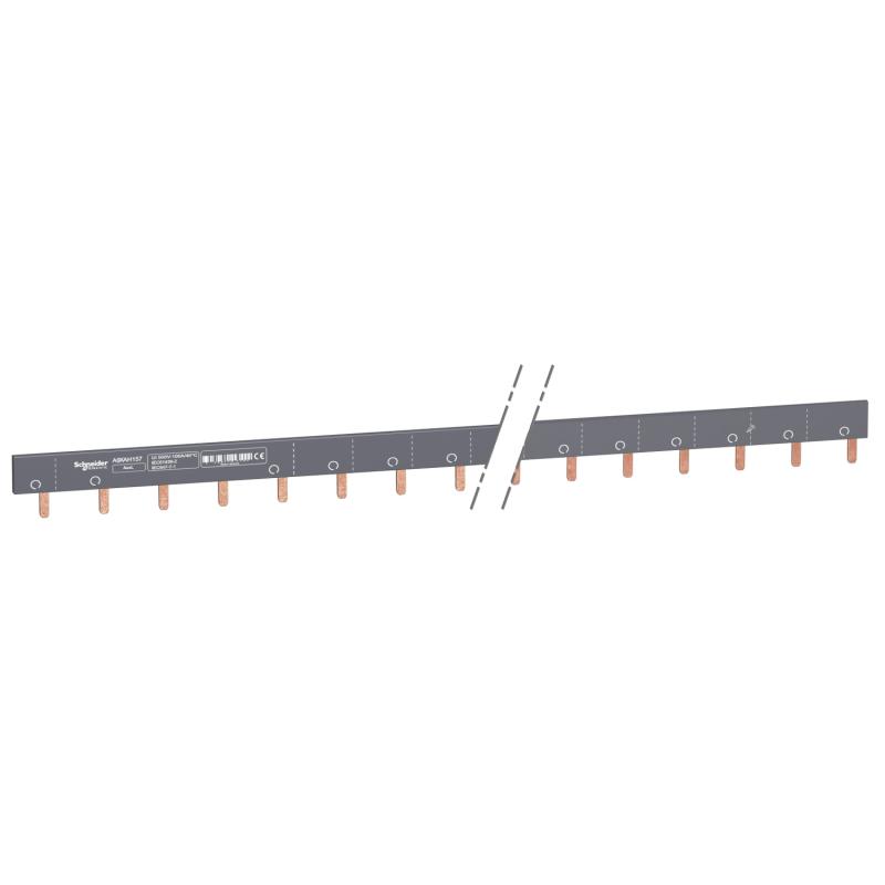 Acti9 iC60 peigne à dents auxiliaire+1P 100A 57 modules de 18mm SCHNEIDER A9XAH157