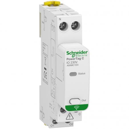 PowerTag C capteur contacts radio-fréquence modulaire 1 entrée 1 sortie SCHNEIDER A9XMC1D3