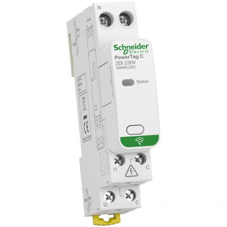 PowerTag C capteur contacts radio-fréquence modulaire 2 entrées SCHNEIDER A9XMC2D3