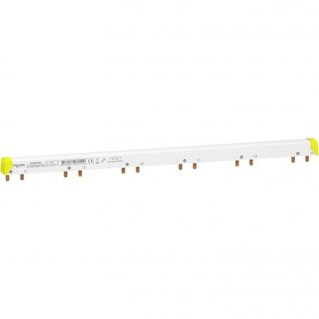 Acti9 iC60 peigne à dents 100A -pour iC60+vigi 40 et 63A 24 modules de18mm SCHNEIDER A9XPF524