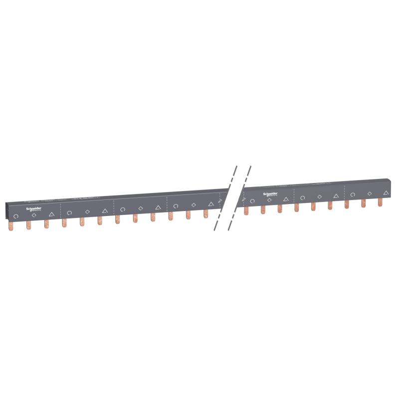 Acti9 iC60 peigne à dents 3P 100A 57 modules de 18mm SCHNEIDER A9XPH357