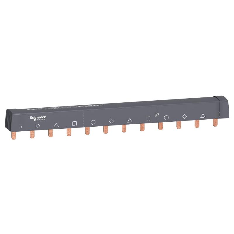 Acti9 iC60 peigne à dents 4P 100A 12 modules de 18mm SCHNEIDER A9XPH412