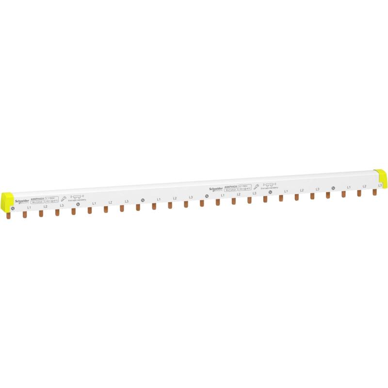 Acti9 iC60 peigne à dents 4 Pôles 100A 24 modules de 18mm SCHNEIDER A9XPH424