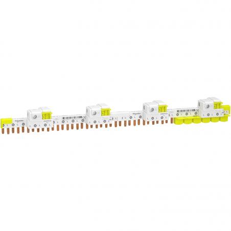 Acti9 iDT40 peigne avec connecteur 1P+N 24 modules de 18mm 63A SCHNEIDER A9XPP624