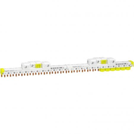 Acti9 iDT40 peigne avec connecteur 3P+N 24 modules de 18mm 63A SCHNEIDER A9XPP724
