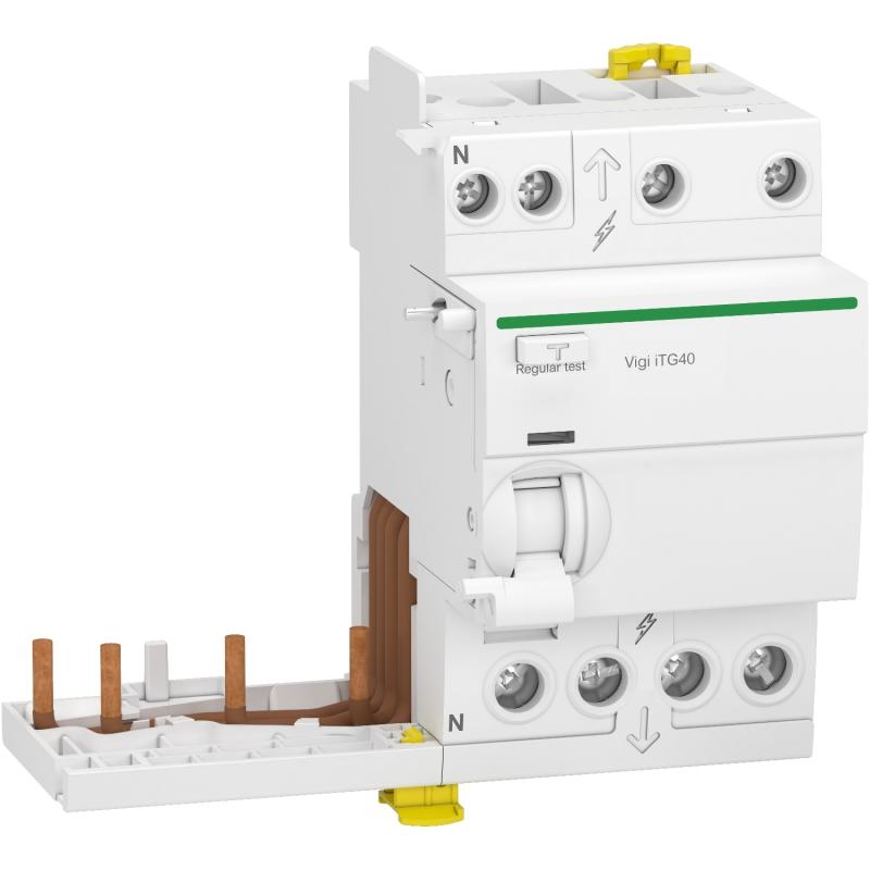 Acti9 iTG40 module différentiel Vigi tête de groupe 3P+N 25A 30mA type A SI SCHNEIDER A9Y14725