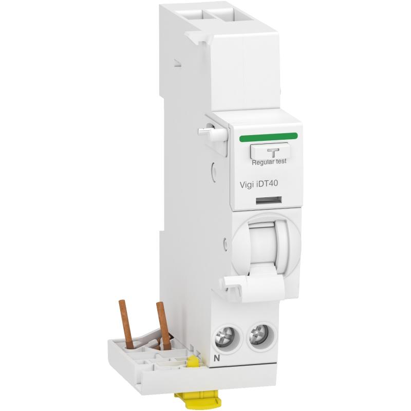 Acti9 iDT40 module différentiel Vigi départ iDT40 1P+N 40A 30mA type AC SCHNEIDER A9Y62640