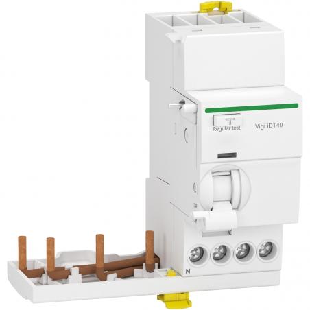 Acti9 iDT40 module différentiel Vigi départ iDT40 3P+N 25A 30mA type AC SCHNEIDER A9Y62725