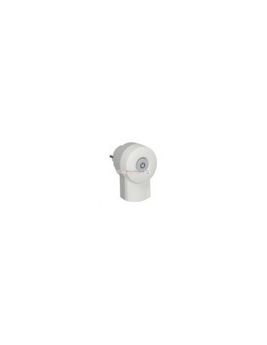 Fiche double fonction 2P+T 16A 250V avec interrupteur 16A LEGRAND 050409