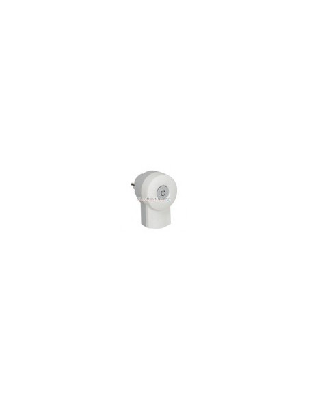 Fiche double fonction 2P+T 16A 250V avec interrupteur 16A LEGRAND 050409