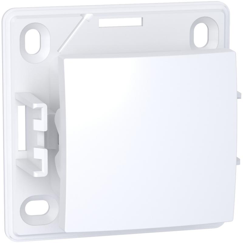 Alréa Poussoir à fermeture blanc polaire SCHNEIDER ALB61053P