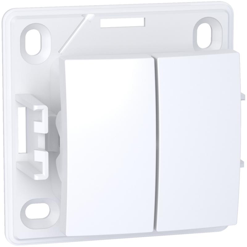 Alréa Double va-et-vient blanc polaire SCHNEIDER ALB61056P