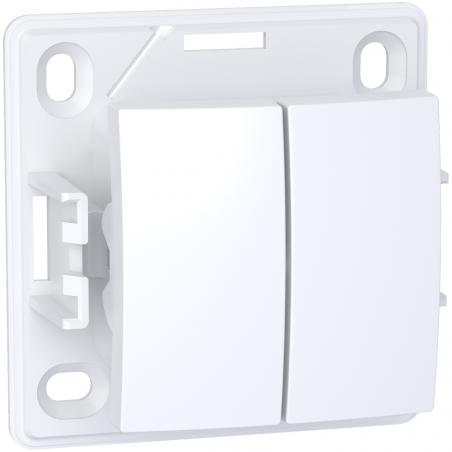 Alréa Double va-et-vient blanc polaire SCHNEIDER ALB61056P