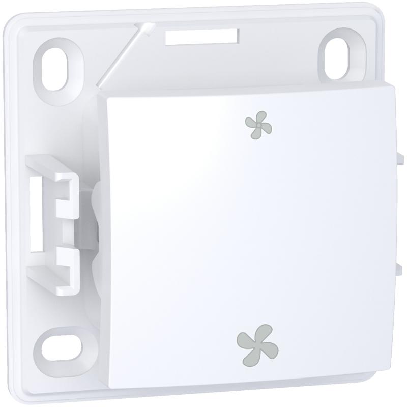 Alréa Commande VMC sans position arrêt blanc polaire SCHNEIDER ALB61158P