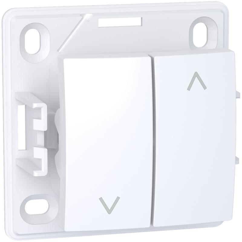 Alréa Interrupteur volets roulants blanc polaire SCHNEIDER ALB61197P