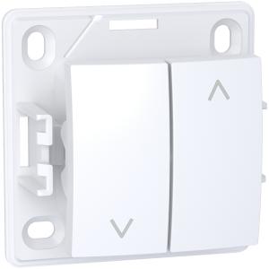 Alréa Poussoir volets roulants blanc polaire SCHNEIDER ALB61199P 2