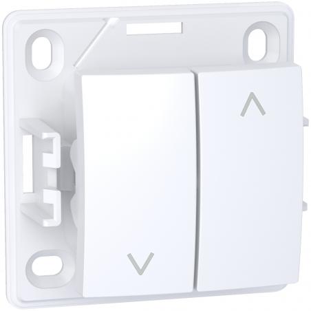 Alréa Poussoir volets roulants blanc polaire SCHNEIDER ALB61199P