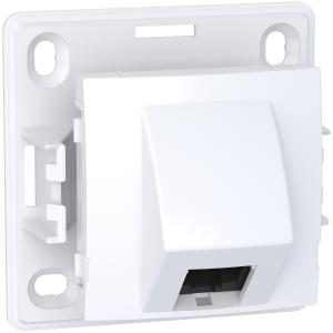 Alréa prise RJ45 simple cat.5 UTP non blindée mécanisme blanc polaire SCHNEIDER ALB61343P 2
