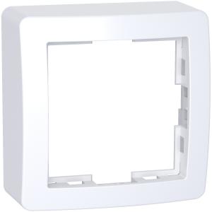 Alréa Cadre saillie standard simple 62x62mm profondeur 31mm blanc polaire SCHNEIDER ALB61441P 2