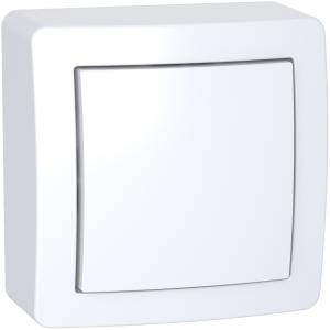 Alréa Va-et-vient avec cadre saillie blanc polaire SCHNEIDER ALB62051P 2