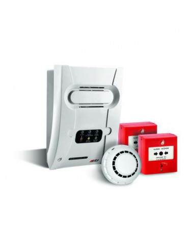 Kit tableau d'alarme incendie T4 CT avec flash URA 320011