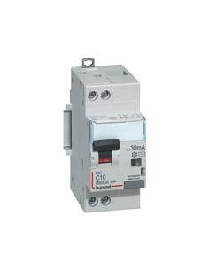 Disjoncteur différentiel DX³4500 arrivée haute et départ bas à vis U+N 230V 20A type AC 30mA courbe C 2 modules LEGRAND 410706 2