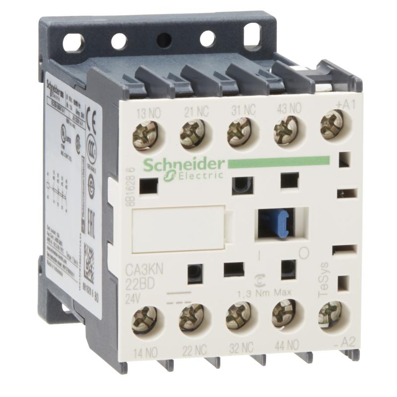 TeSys CA3K contacteur 2F+2O instantané 10A 24Vcc SCHNEIDER CA3KN22BD