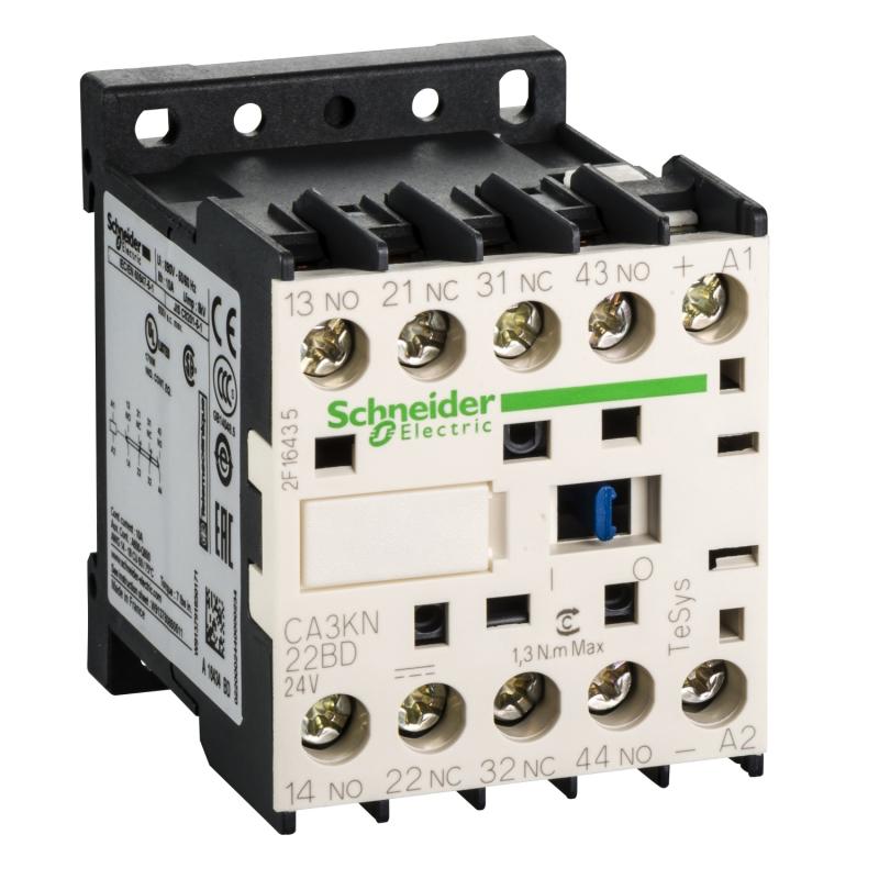 TeSys CA3K contacteur 2F+2O instantané 10A 24Vcc SCHNEIDER CA3KN22BD