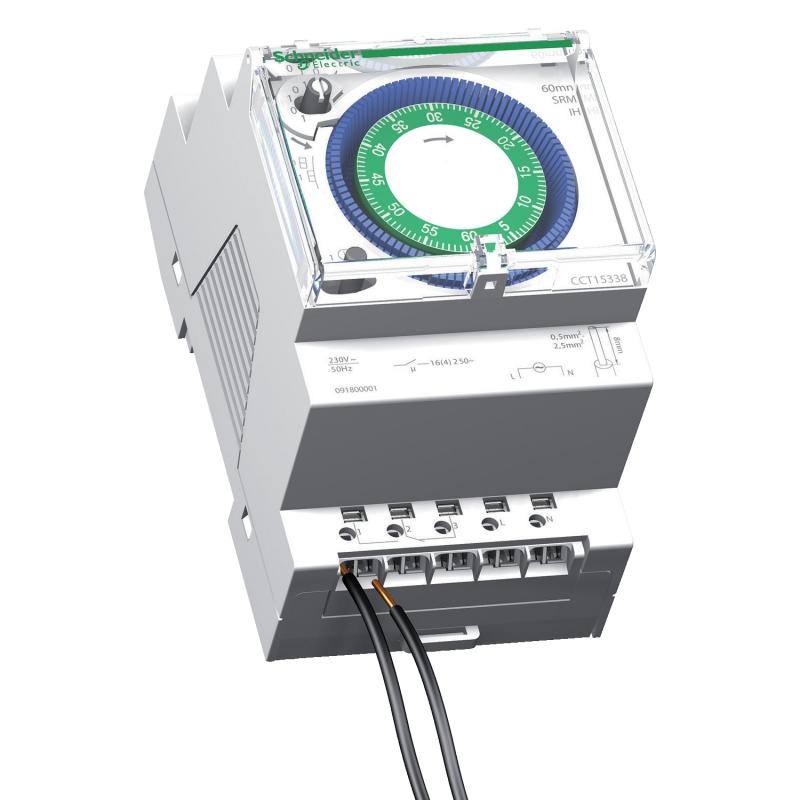 Acti9 IH interrupteur horaire électromécanique 60min sans réserve de marche SCHNEIDER CCT15338