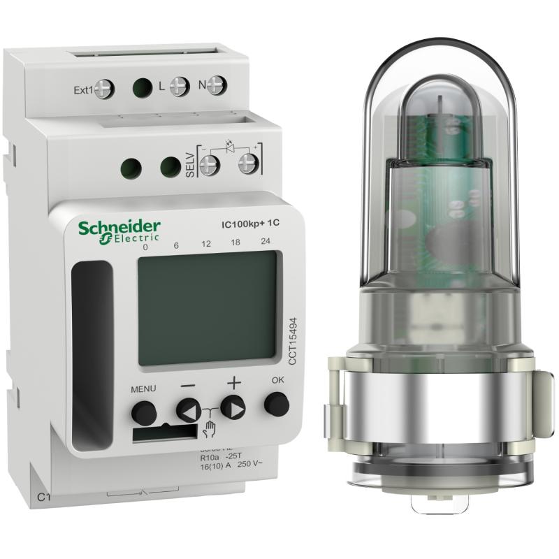 Acti9 IC100kp+ interrupteur crépusculaire programmable 1 canal smart SCHNEIDER CCT15494