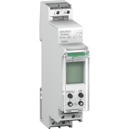 Acti9 IHP+ Inter horaire compact 1 canal 24h/7j réserve marche 84 commutat SCHNEIDER CCT15838