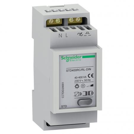 STD télévariateur 400W DIN commande éclairage simple SCHNEIDER CCTDD20001